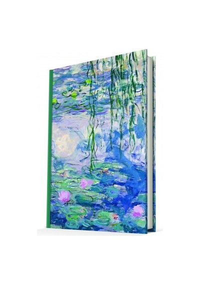 Deffter Art Of World Waterlilies Claude Monet 96 Yaprak Çizgili Sert Kapak Defter