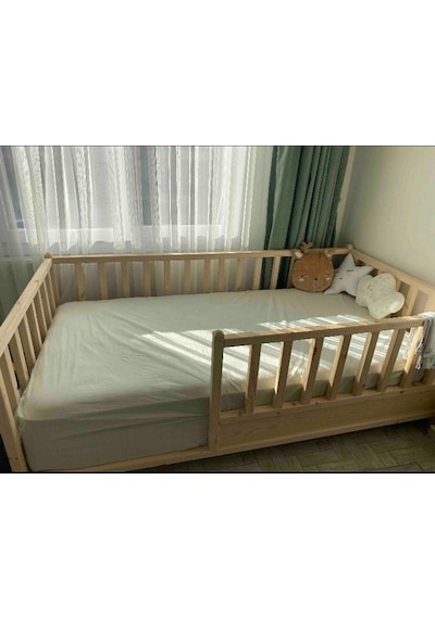 Babykinder Baby Kinder Roofless Montessori Doğal Bebek Ve Çocuk Karyolası