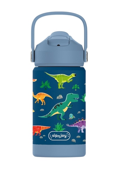 Sipnjoy - Flipsip Çocuk Su Termosu 360 Ml - Dino Roar