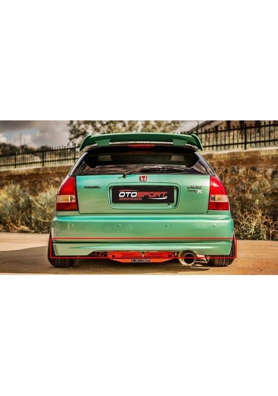 Honda Civic 1 Vtec Hb Arka Tampon Eki Fiberglass Boyasız