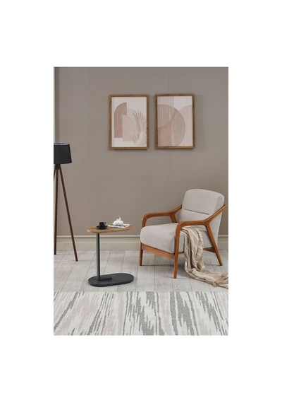 Arpelia Tekerlekli Etna Sehpa 50x30x57 Cm Antrasit Diğer