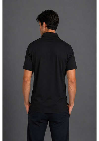 Bisse Siyah Polo Yaka T-shirt Ts26y26106 D-90