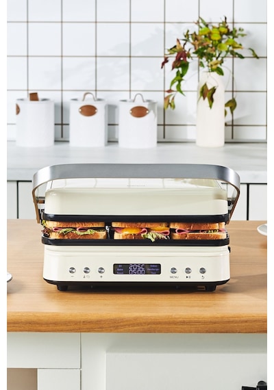 Karaca Presto 2 In 1 Digital 2009 6 Dilim 2000 W Izgara ve Tost Makinesi