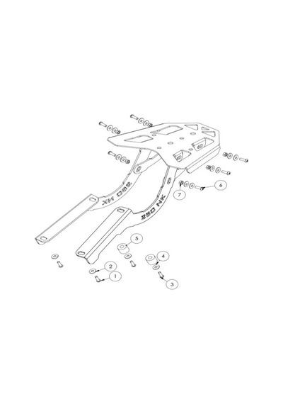 Cf Moto Nk 250 Çanta Demiri Üçel