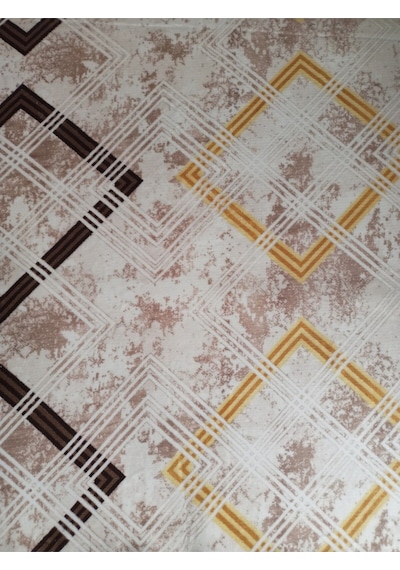 Aslan Home Sarı Renk Yumuşak Yıkanabilir Kaymaz Taban Dört Mevsimlik Salon Banyo Balkon Gençodası Kesme Yolluk Sarı