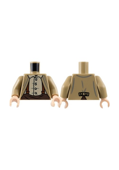 Minifigür Parçaları: Torso, Vücut, Gövde: 973pb5123c01 Déagol Lord Of The Rings