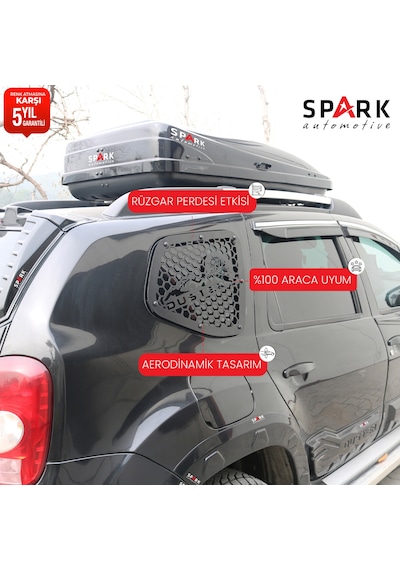 Dacia Duster 2010-2017 Yıl Aralığı Uyumlu Metal Kelebek Cam 2 Parça