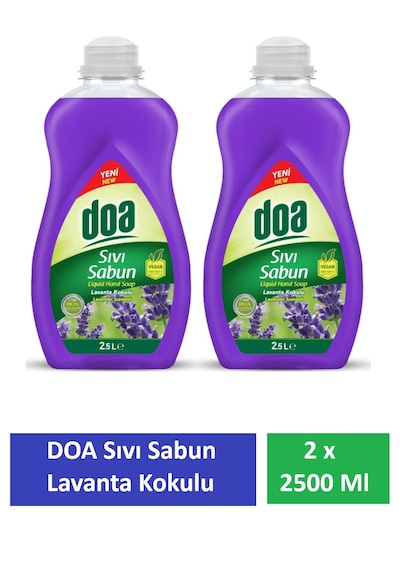 Doa Sıvı Sabun Lavanta 2,5 Lt X 2 Adet