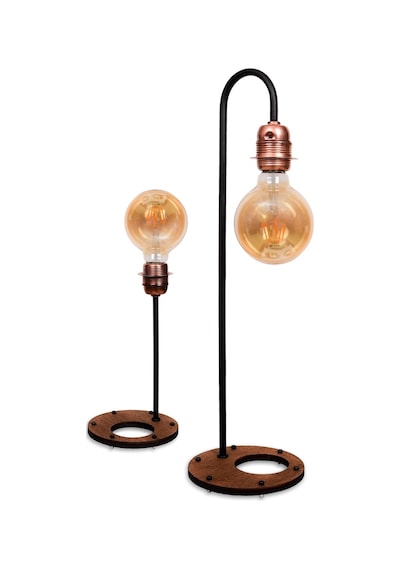 Copper Rustik Masa Lambası Abajur - Madamvila Copper Rustik Masa Lambası Abajur - Madamvila