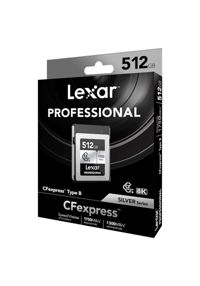 Lexar Profesyonel Cfexpress Tip-b 512 Gb Gümüş Maksimum Okuma 175