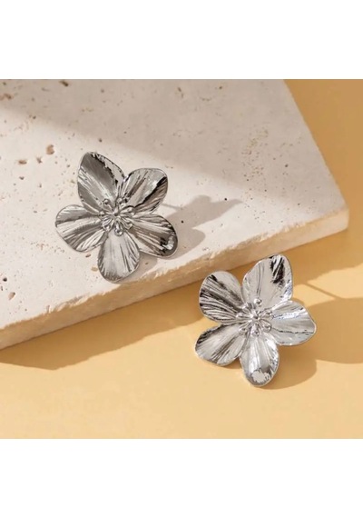 Kadın Çelik Küpe Elegant Lotus Küpe 001