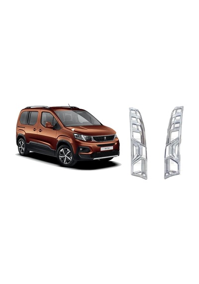 Peugeot Rifter 2019- Krom Stop Çerçevesi