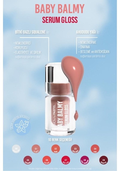 Pastel Show By Baby Balm Serum Gloss 31 Flirty Dudak Parlatıcısı 31