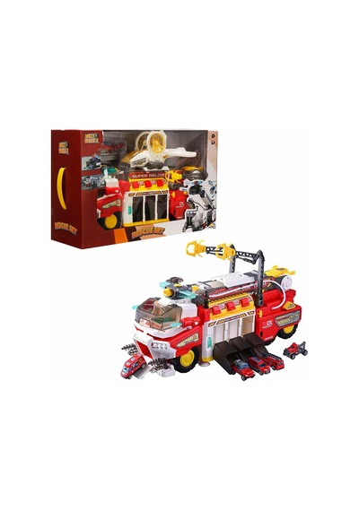 Maxx Wheels Sesli Ve Işıklı Kurtarma Garaj Seti 50200 Fire Rescue