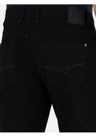 Cacharel Koyu Lacivert Slim Fit Pamuklu Jean Pantolon