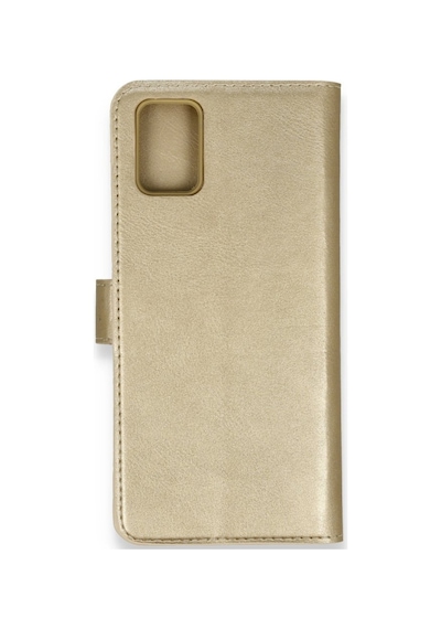 Samsung Galaxy Uyumlu A71 Kilif Cüzdanli Standli Miknatisli Kapak 446383308 - Renk / Gold Renk / Gold