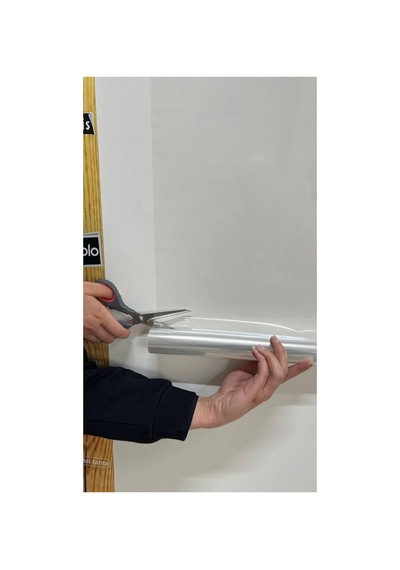 Ekonomik 50 Cm X 5 Metre Şeffaf Statik Akıllı Kağıt Tahta Yazı Tahtası Şeffaf