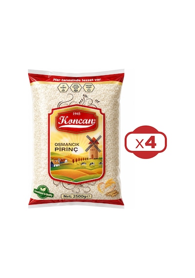 Korcan Osmancık Pirinç 2500 Gr X 4 Adet