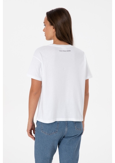 U.s. Polo Assn. Kadın Beyaz Tişört 50320031-vr013 Beyaz