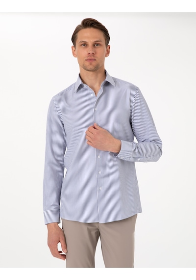Pierre Cardin Erkek Mavi Gömlek Desenli 50307142-vr036 Mavi