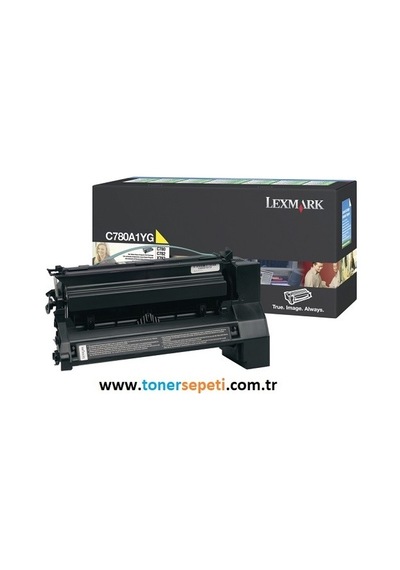 Tonersepeti Lexmark C782-c780a1yg Sarı Toner