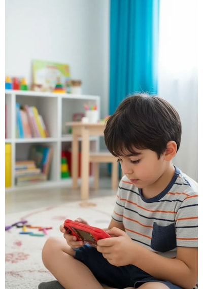 Taşınabilir Tetris Oyun Konsolu Renkli Retro Oyun Aleti Çocuklar İçin Eğlenceli Mini Konsol