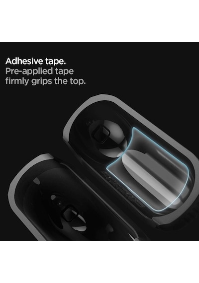 Airpods Pro 1 İle Uyumlu Kılıf Rugged Armor Matte Black - Asd00540