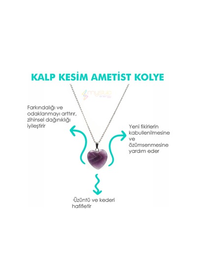 Mystic Energy Doğal Taş Ametist Taşi Ister Kolye Ister Anahtarlık N11.31112 Sarı
