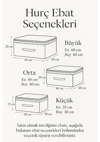 Nergis Kadife Dantelli Güpürlü Küçük Boy Hurç 30x35x15 Cm Çeyizlik Nişan Düğün Gelin Bohçası Diğer