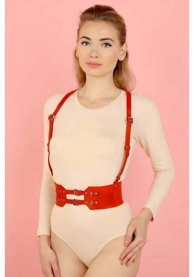 İkikareshop Şık Kemer Korse Harness - Brf853 Çok Renkli