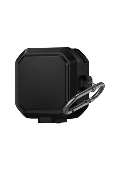 Samsung Galaxy Buds 4 Pro Ve Buds 4 İle Uyumlu Darbelere Karşı Ultra Güçlü Çift Renkli Sert Kenarlı Mat Silikon Kılıf Siyah, Galaxy Buds 4 Pro/4