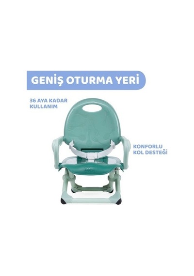 Chicco Pocket Snack Yükseltici Mama Sandalyesi - Sage