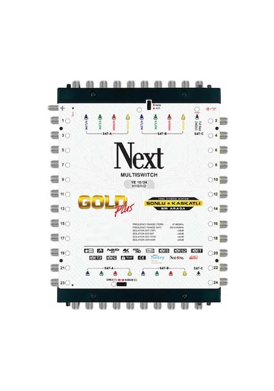 Next YE-10/24 Hybrid Uydu Santral Sonlu Kaskatlı Multiswitch