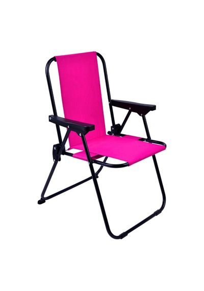 Exent 2-6 Yaş Lüx Çocuk Piknik Sandalyesi-mini Kamp Sandalyesi-pembe Çok Renkli