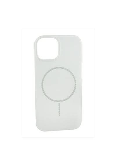 Apple iPhone Uyumlu 16 Pro Buzlu Magsaff Kapak Kılıf Beyaz