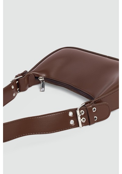 Shule Bags Muse Oval Baget Çanta Taba Taba