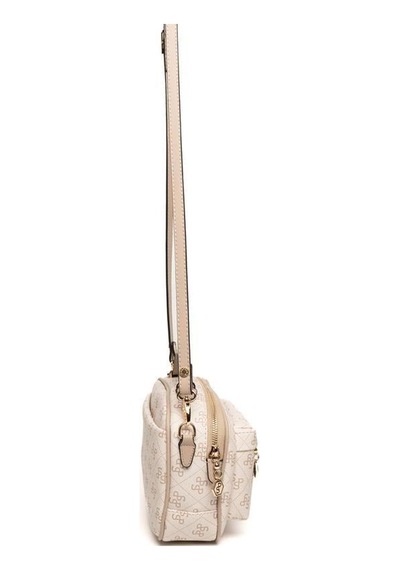 Silver Polo Sp1186 Kadın Çapraz Çanta Monogram Bej-kum
