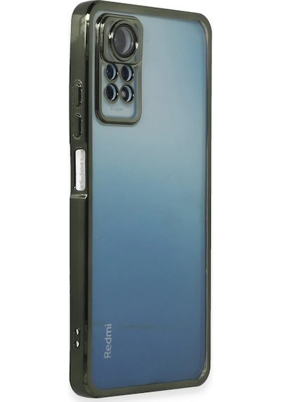 Newface Xiaomi Redmi Note 12 Pro 4g Kılıf Razer Lensli Silikon Semeglbl - 3 - Yeşil