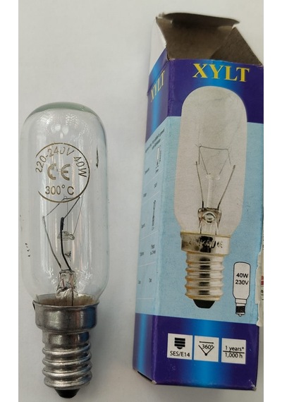 Heka Fırın Ampül 40w 300 C 220-240v E14 Sarı