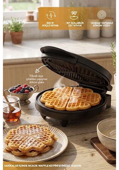 Sinbo SSM-2595 850 W Waffle Makinesi