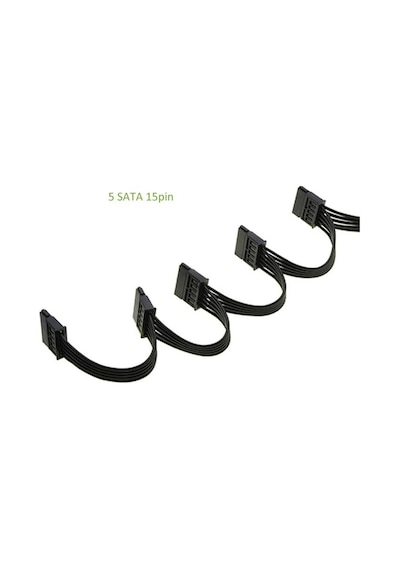 60 cm. Molex IDE 4 Pin To 5 Port Sata Power HDD Güç Çoklayıcı
