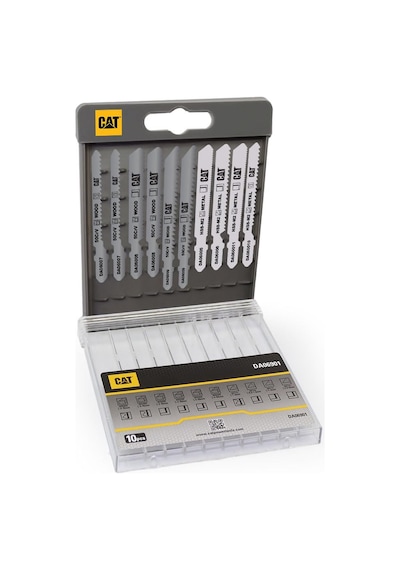 Cat Da06901 Profesyonel Metal/ahşap Hassas/kaba Kesim Dekupaj Testere Ucu 10 Parça