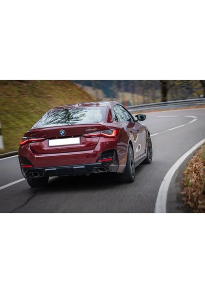 Bmw g26 arka difüzör ve egzoz seti siyah 2019+