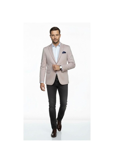 Plus Scorpion Erkek Blazer Ceket Slim Fit, Tek Düğme, Şık Davet Ve İş Kombin Ceketi Bordo
