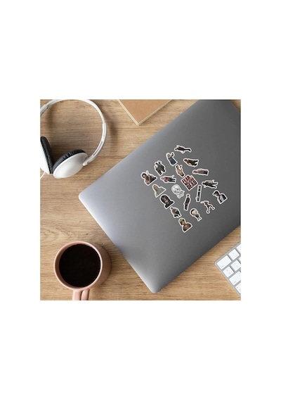 The Walking Dead Defter Suluk Laptop Notebook Tablet Telefon Kılıf Sticker Seti 1