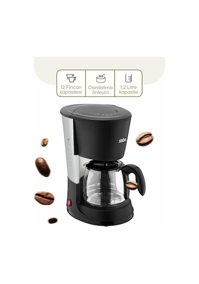 Periboia Sinbo 2'si 1 Arada Filtre Kahve Ve Çay Demleme Makinesi Çok Renkli