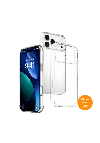 Tw iPhone Uyumlu 17 Pro Max Crystal Kılıf Şeffaf
