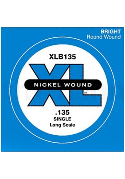 D'addario Xlb135 Tek Bas Gitar Teli 135