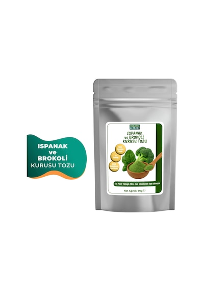 Ispanak Ve Brokoli Kurusu Tozu 90 Gram