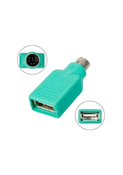 PS2 To USB Dönüştürücü PS2 Girişini USB'ye Çevirir